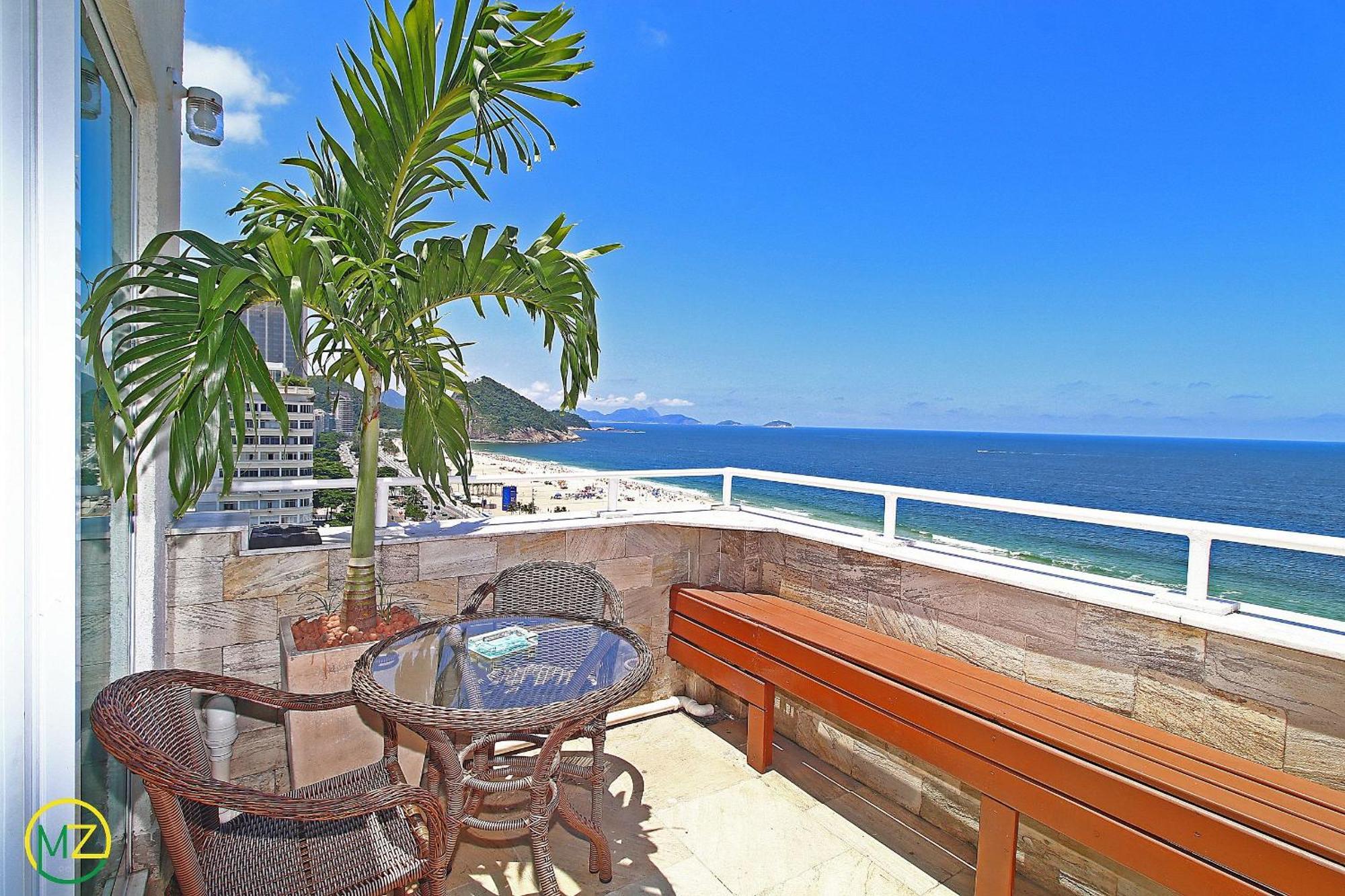 Incrivel Cobertura Frente Mar Com Terraço Em Copacabana! Apartamento *